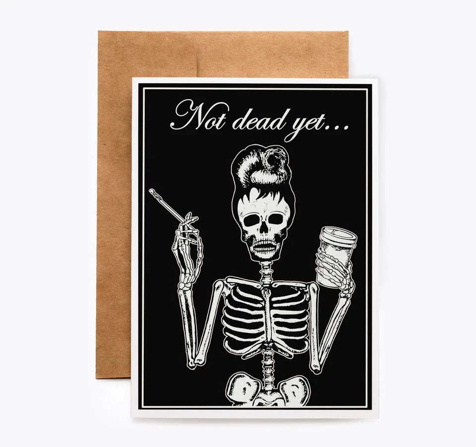 Not Dead Birthday Card - Image 2