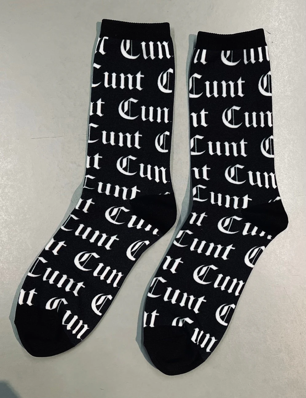 Novelty Socks - Cunt - Ready To Ship