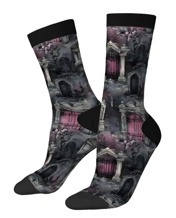 Novelty Socks - Eerily Ever After Mausoleums