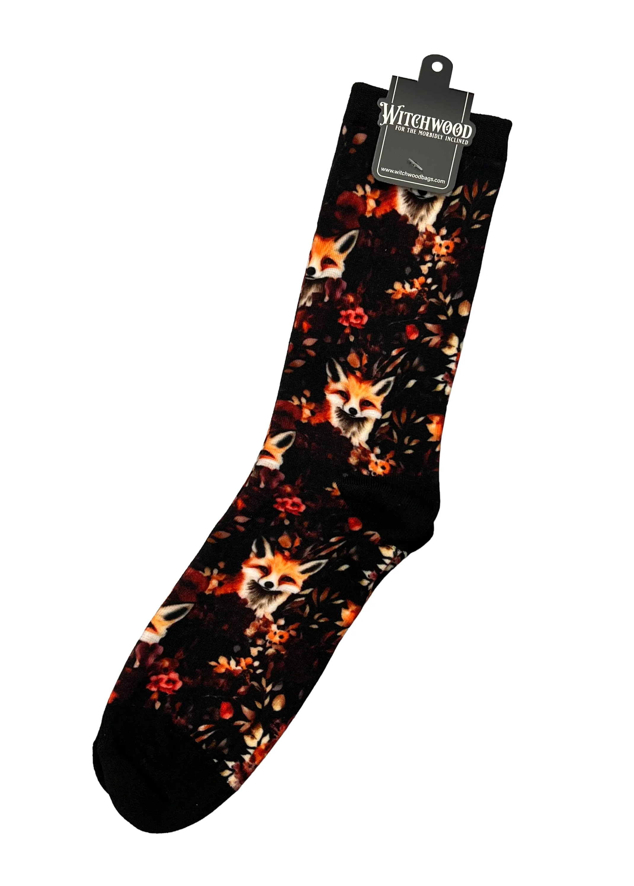 Novelty Socks - Floral Fox