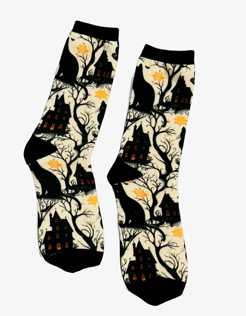 Novelty Socks - Halloween Cats