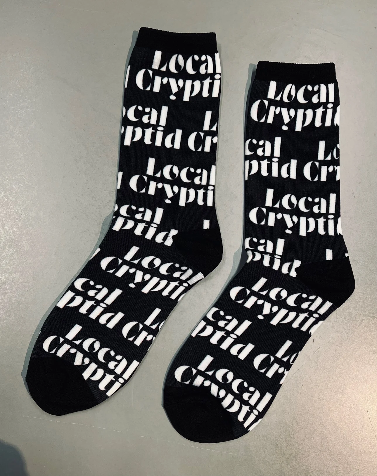 Novelty Socks - Local Cryptid - Ready To Ship