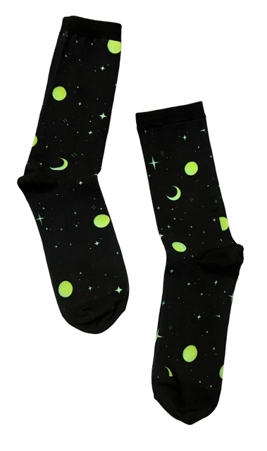 Novelty Socks - Neon Moon