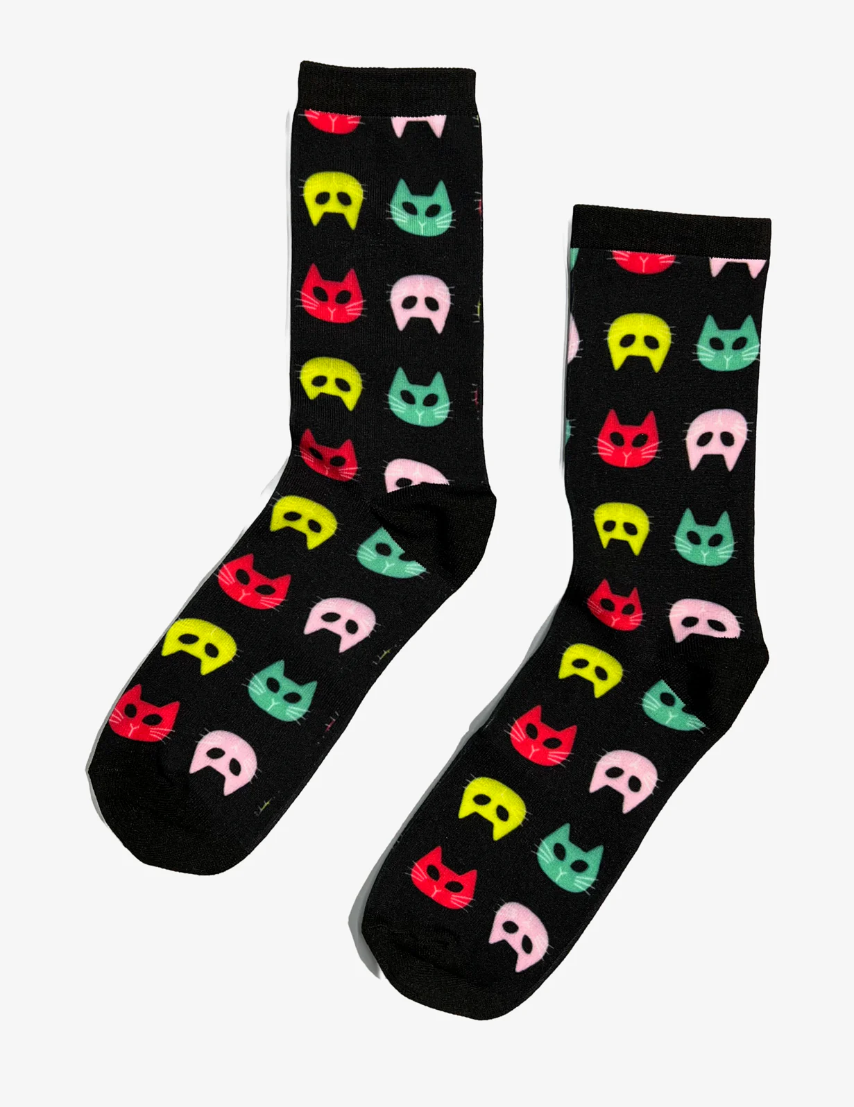 Novelty Socks - Rainbow Cats