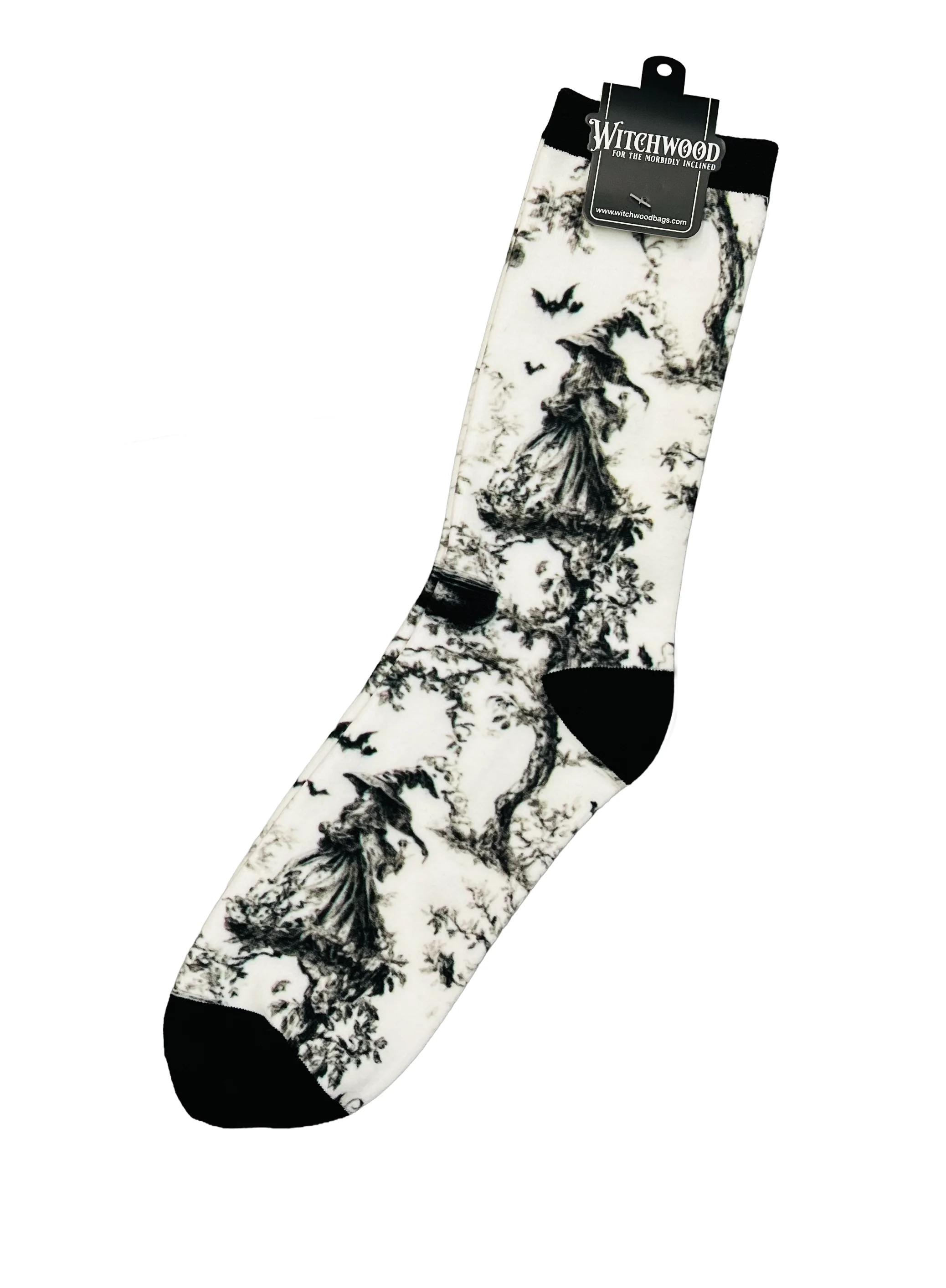 Novelty Socks - Witch Toile de Jouy