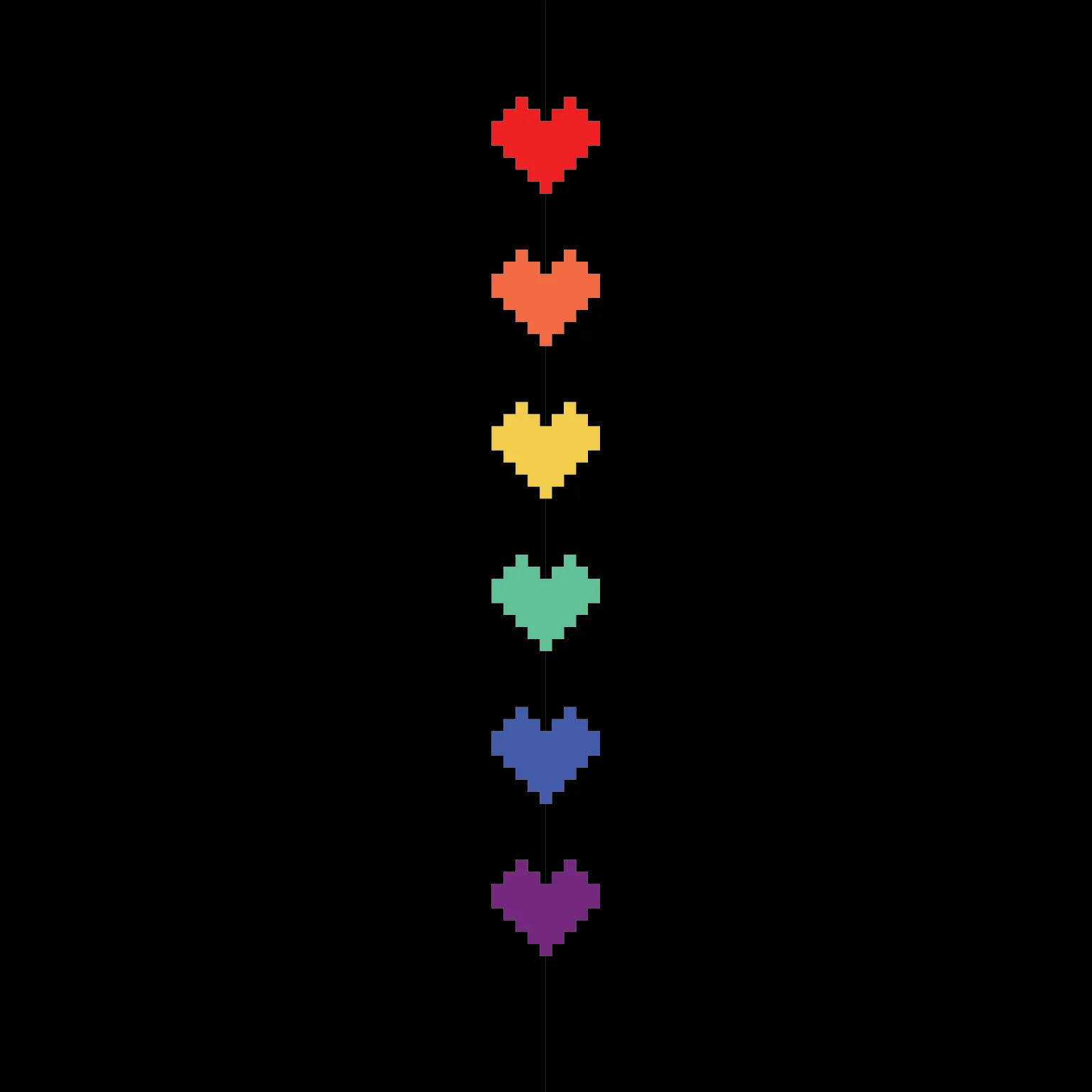 Pride Pixel Hearts Crew Socks - Image 10