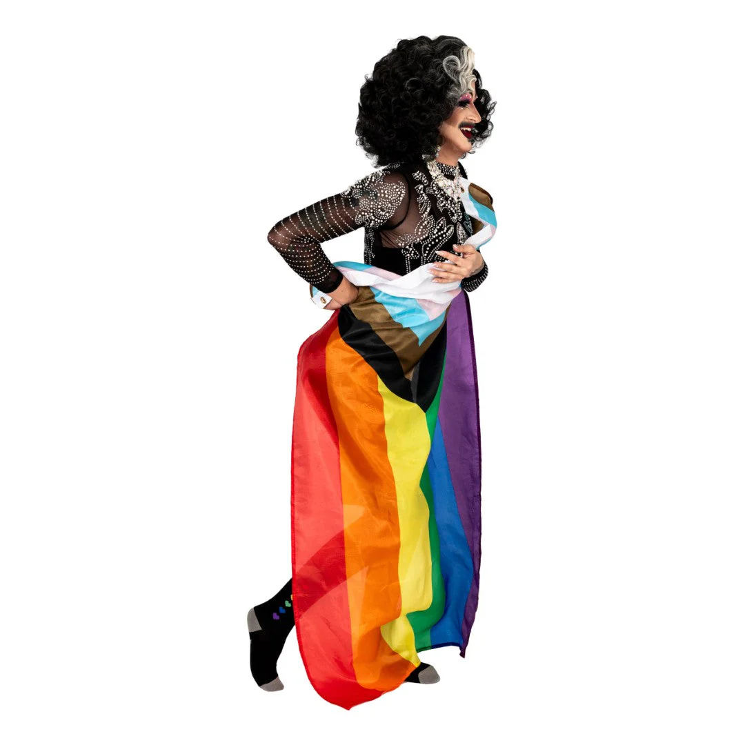 Pride Pixel Hearts Crew Socks - Image 7