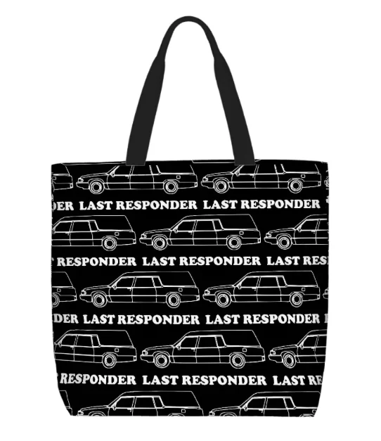 Printed Beach Bag / XL Tote Bag -  Last Responder