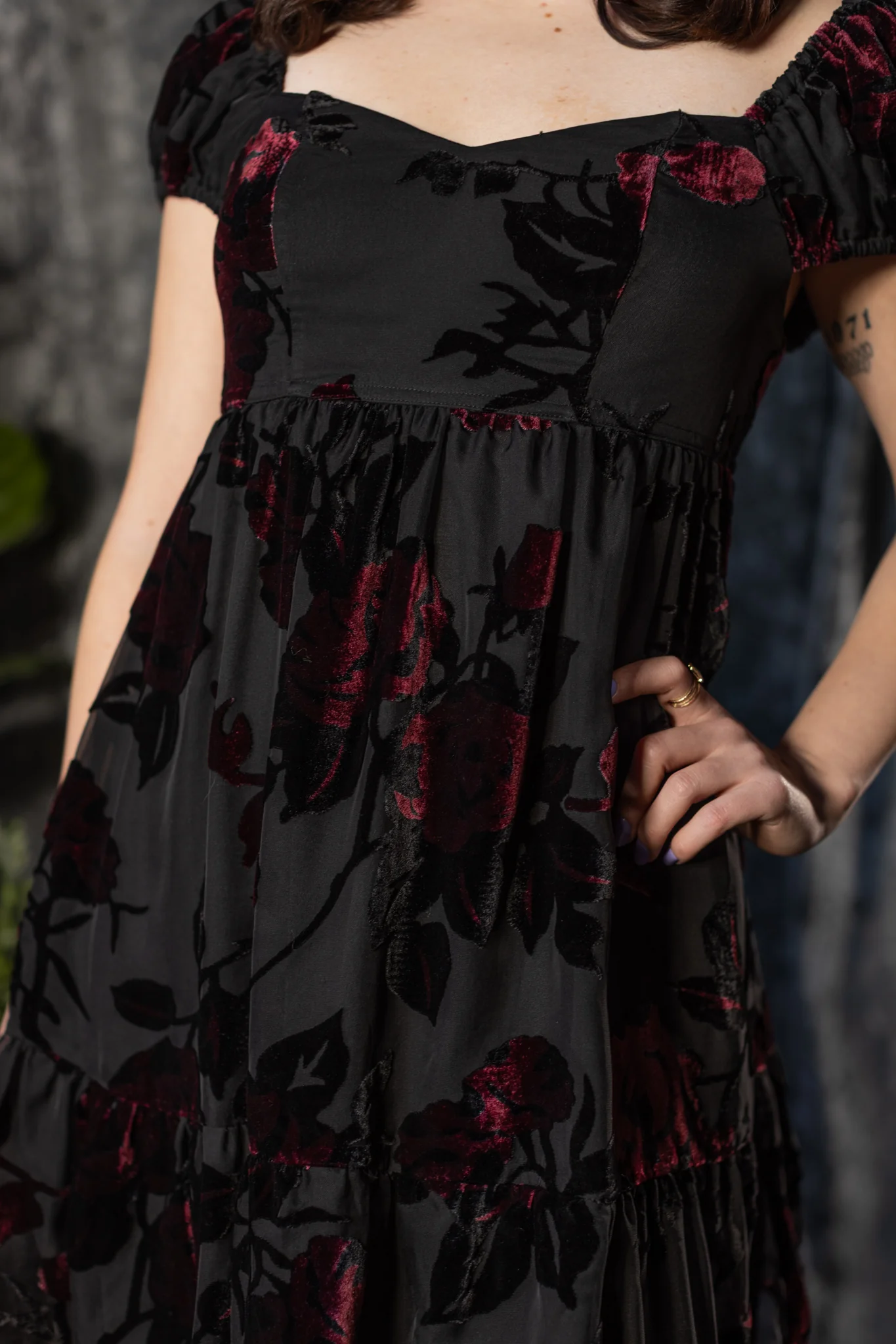Reagan - Romantic Floral Babydoll Dress - Pre-Order - Image 4