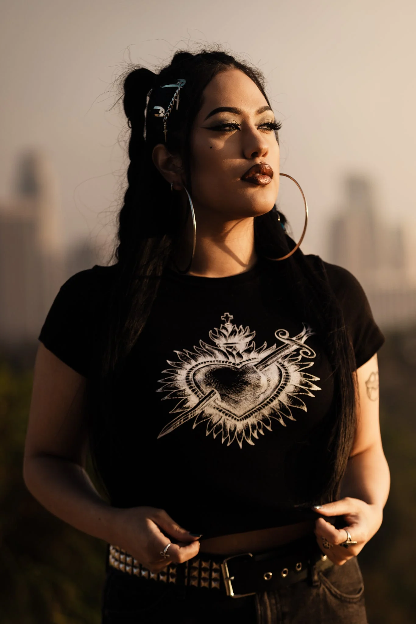 Sacred Heart Baby Tee - Image 3