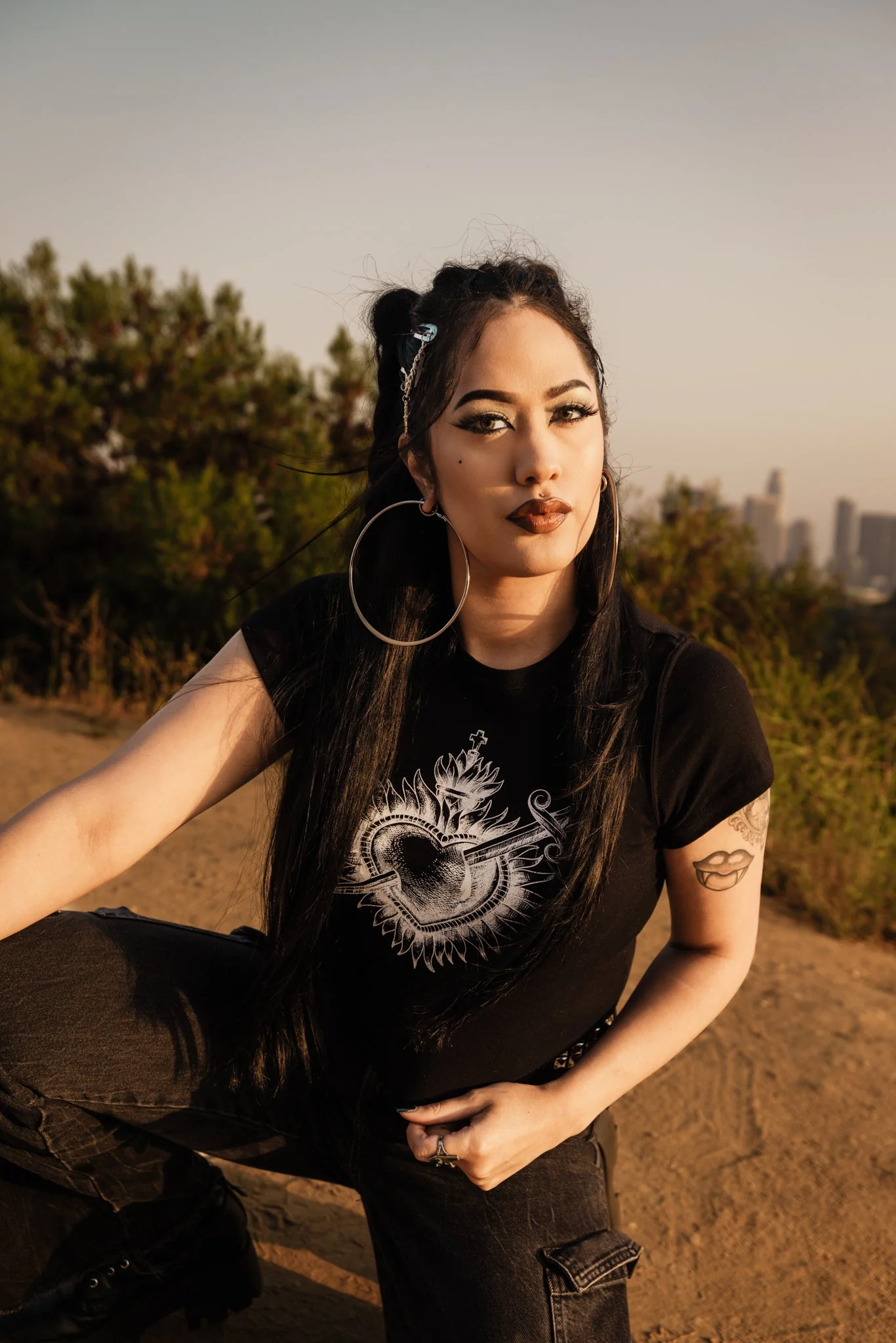 Sacred Heart Baby Tee - Image 4