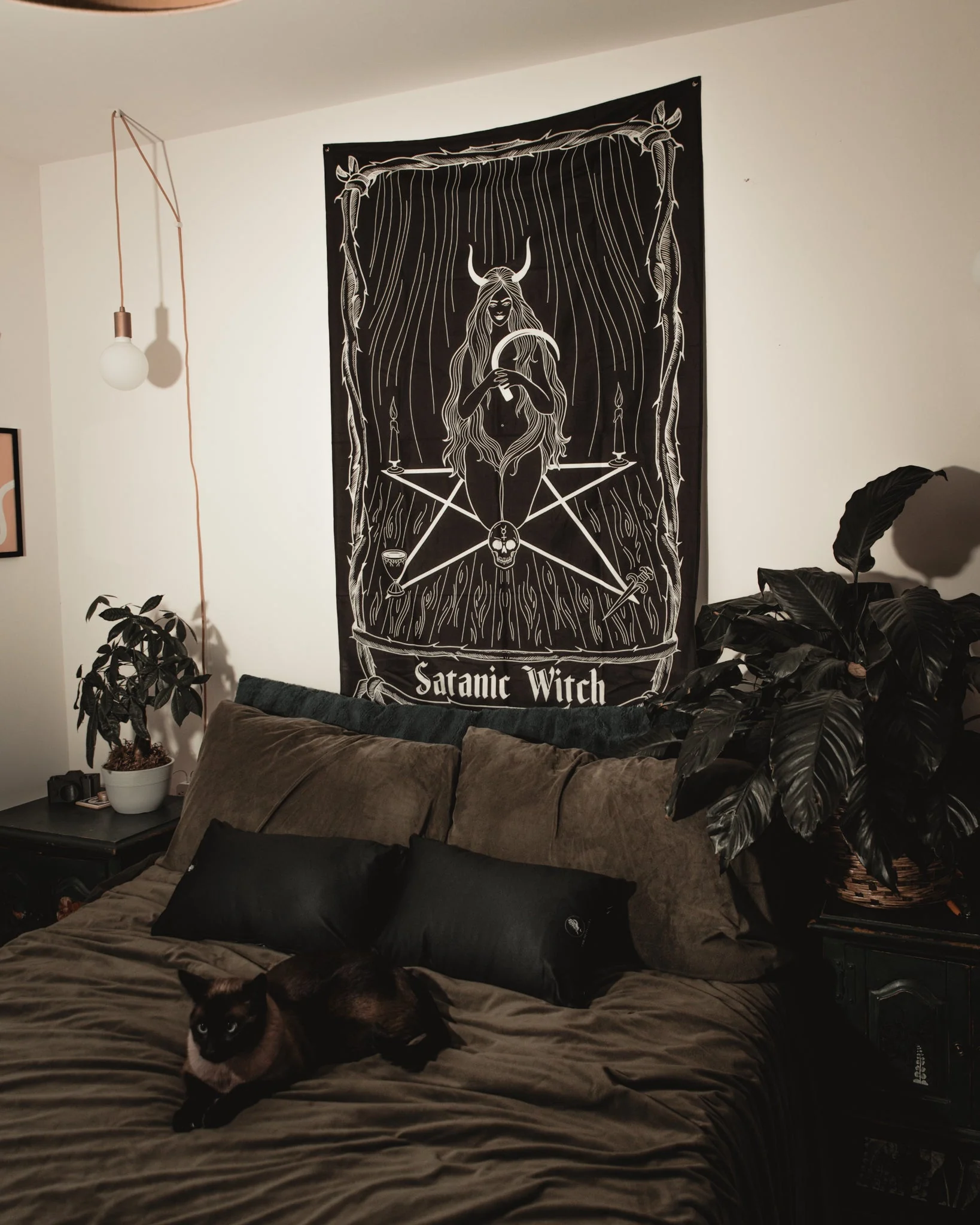 Satanic Witch Wall Tapestry - Image 2