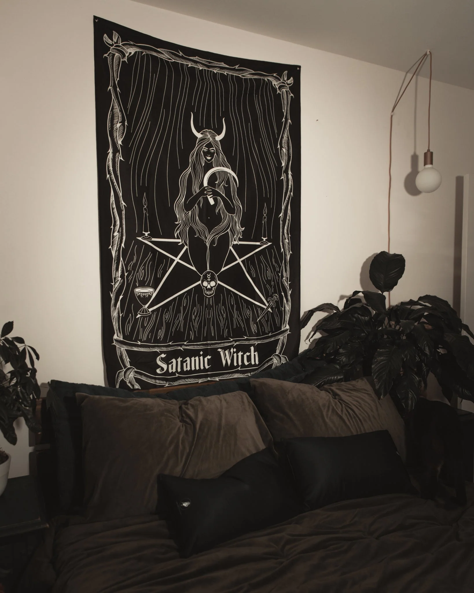 Satanic Witch Wall Tapestry - Image 4