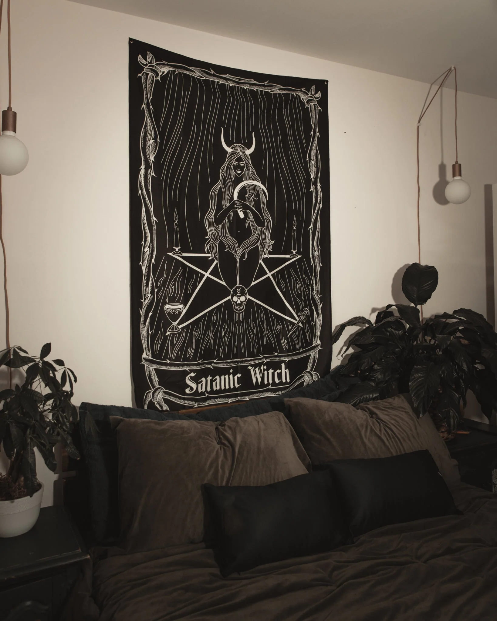 Satanic Witch Wall Tapestry - Image 5