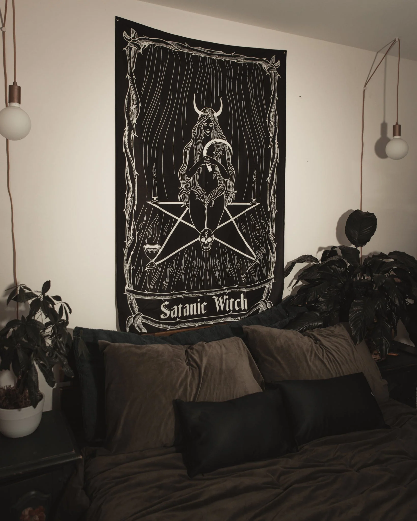 Satanic Witch Wall Tapestry - Image 6