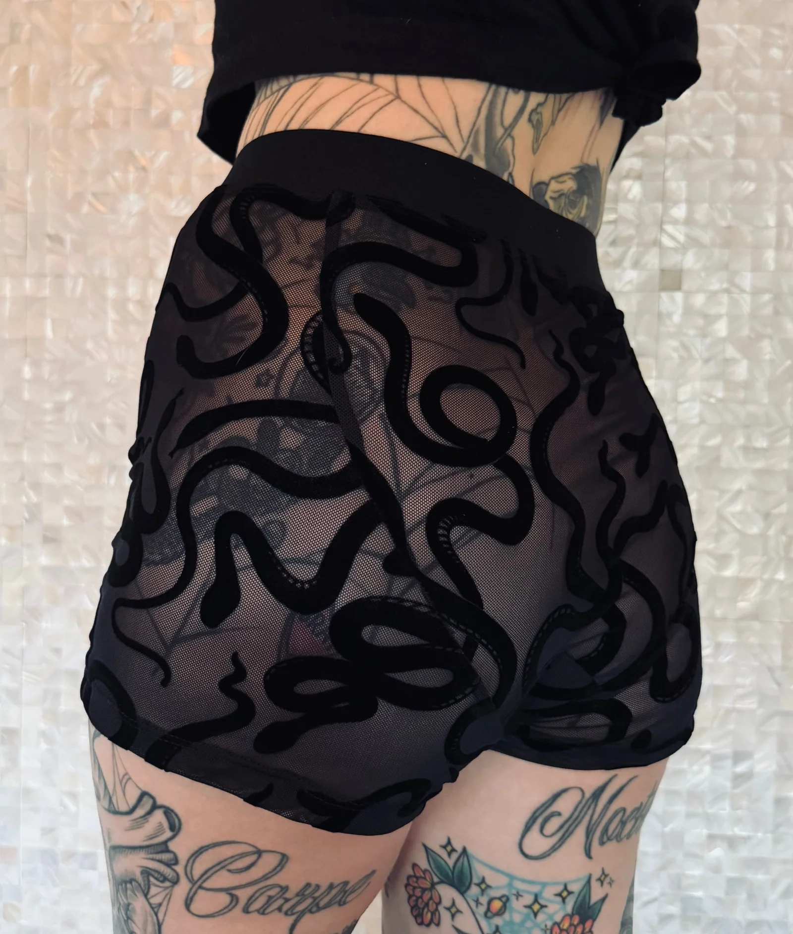 Sheer Boxer Briefs Shorts - SNAKES - PRE-ORDER - Image 2
