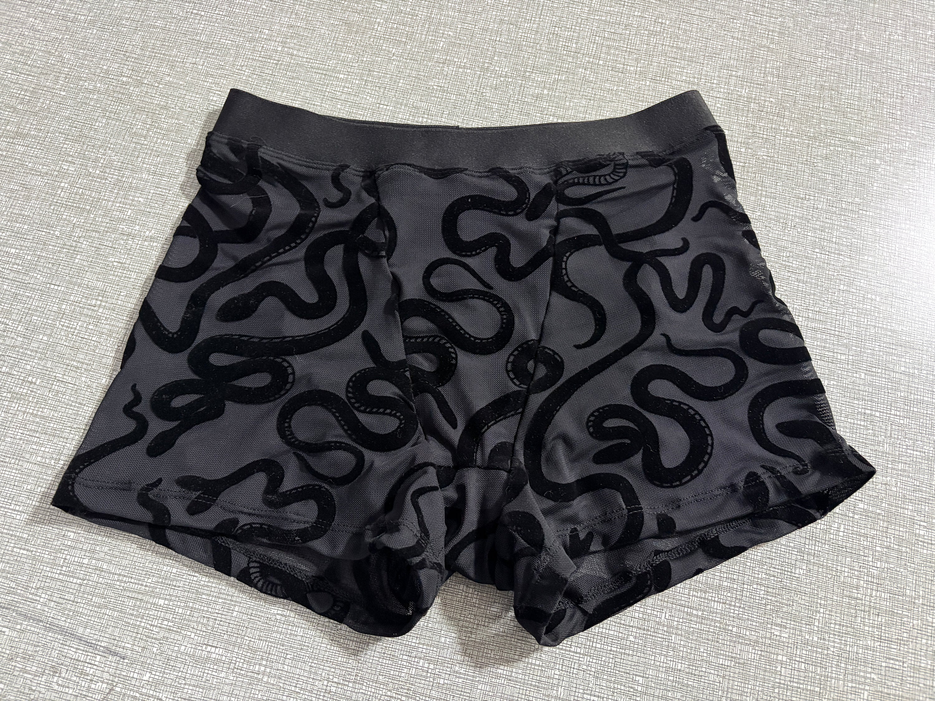 Sheer Boxer Briefs Shorts - SNAKES - PRE-ORDER - Image 3