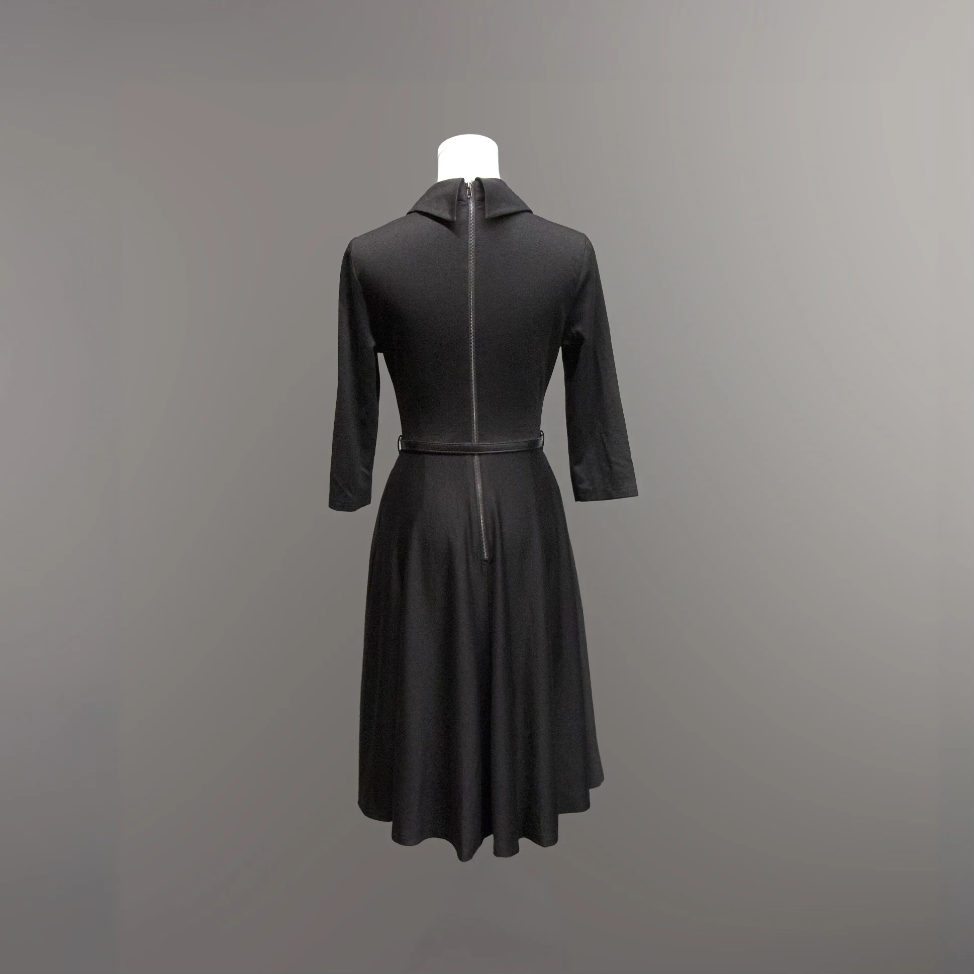 Shelley - Faux Tie Fit and Flare Dress - Image 6