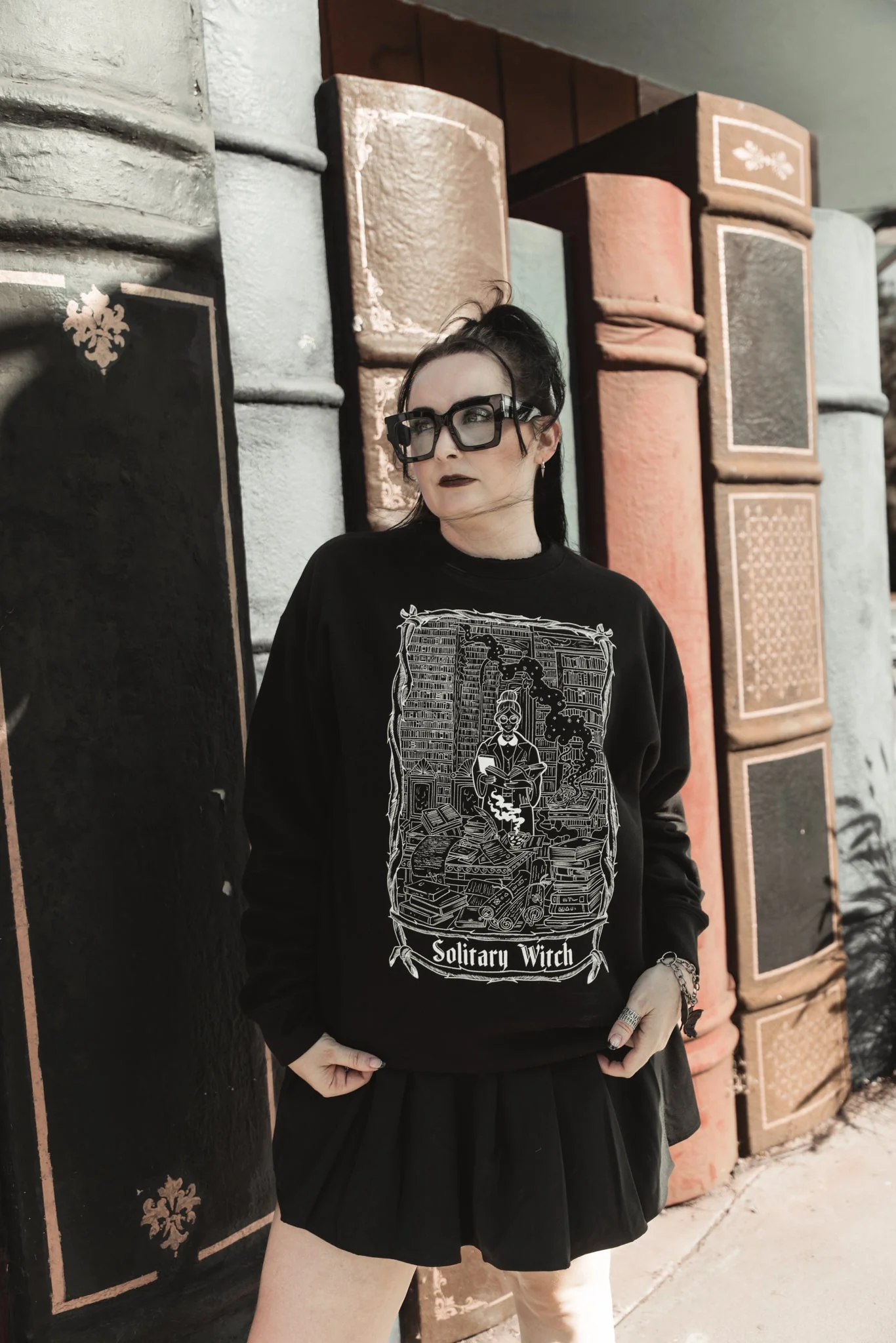 Solitary Witch Sweatshirt - Image 2