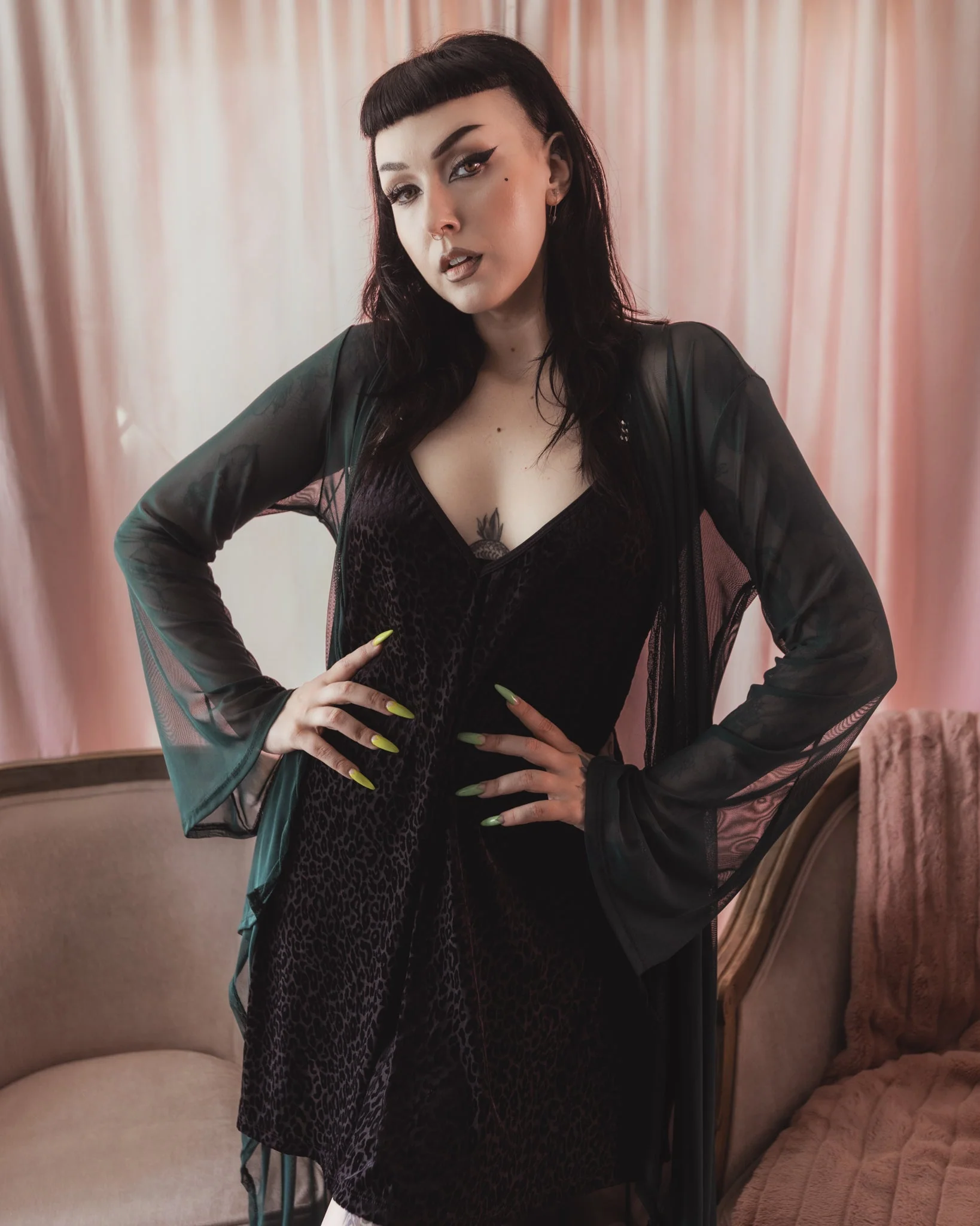 Sorceress Veil Kimono - Image 4