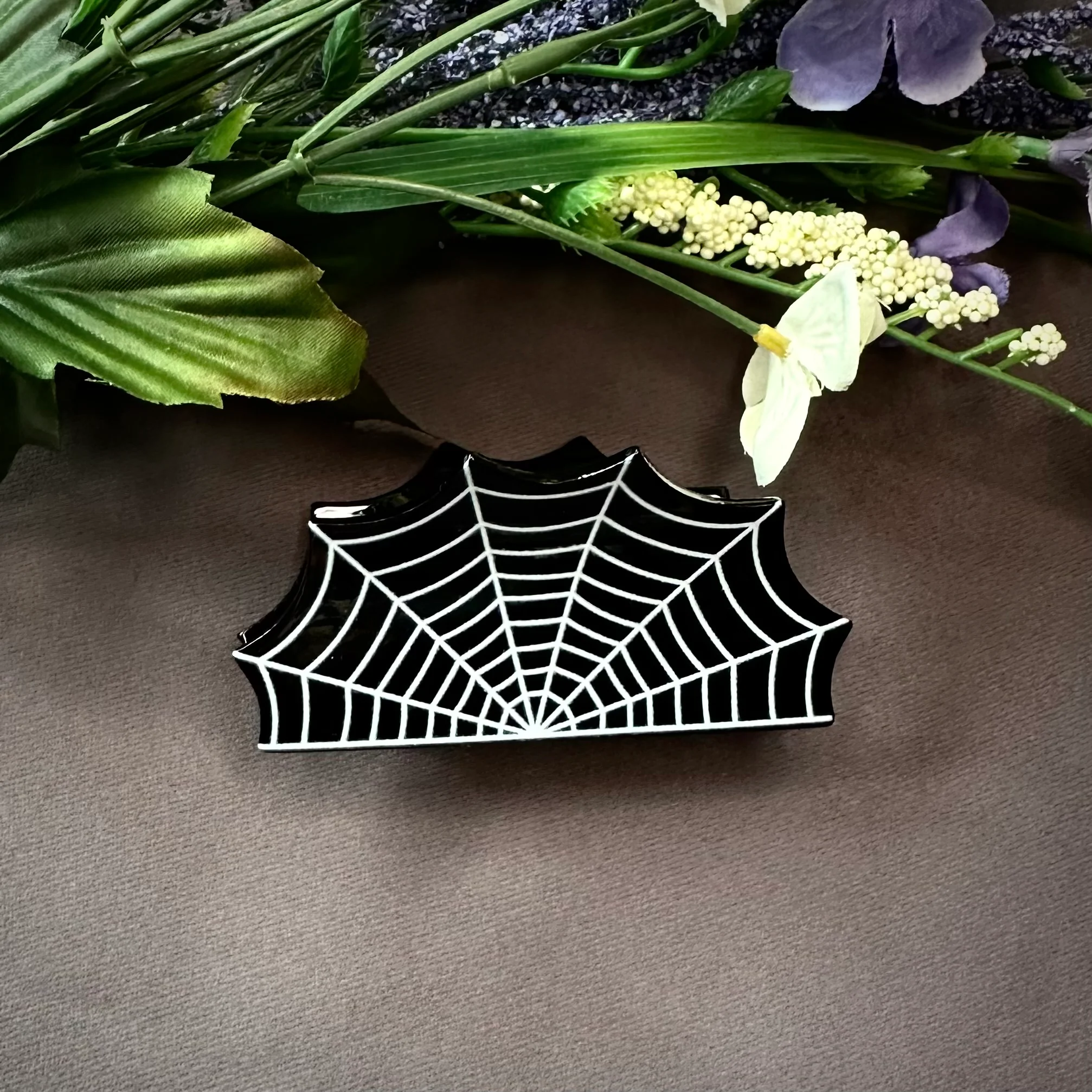 Spider Web Hair Clip - READY TO SHIP