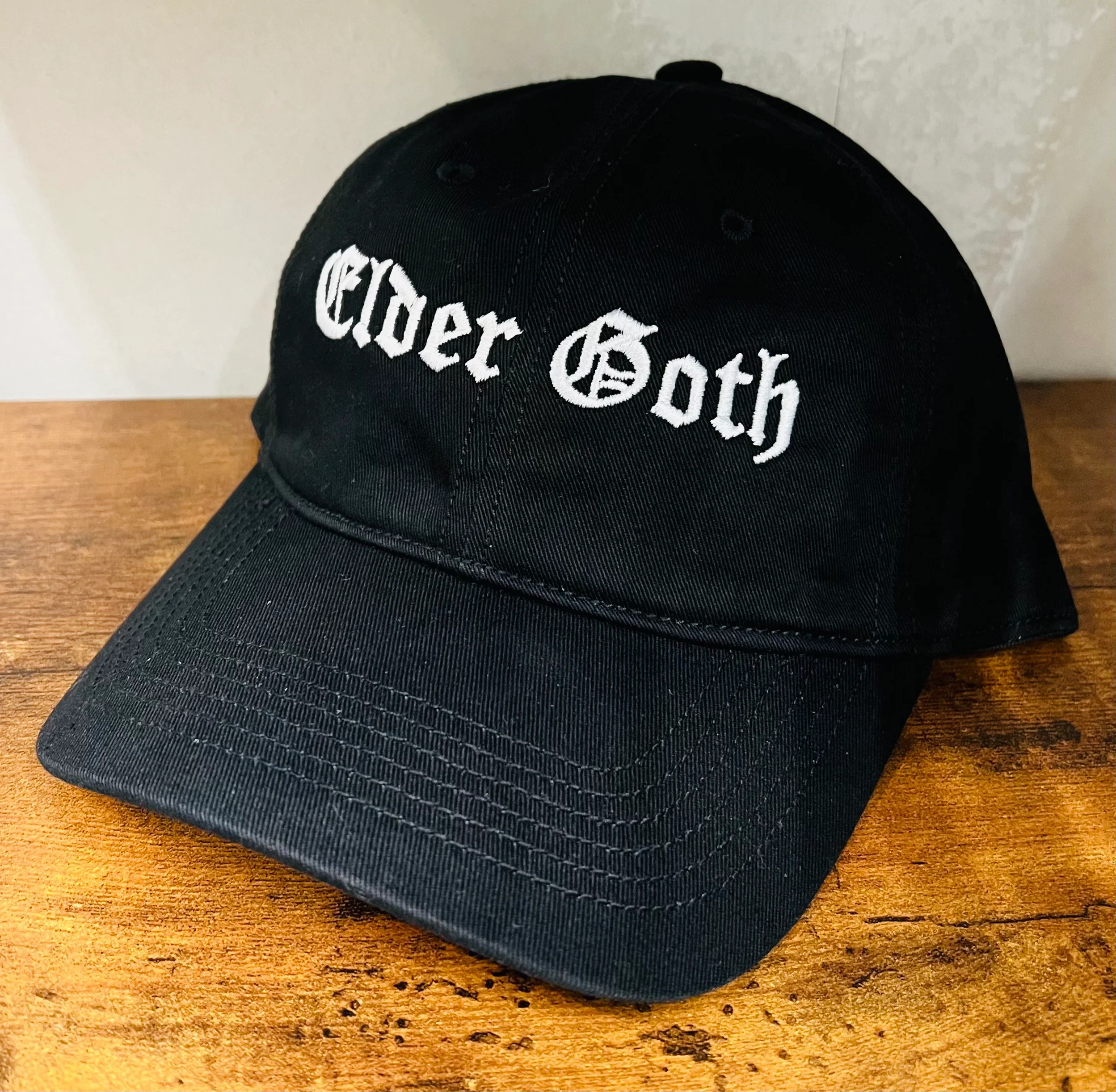 Elder Goth - embroidered dad hat - READY TO SHIP