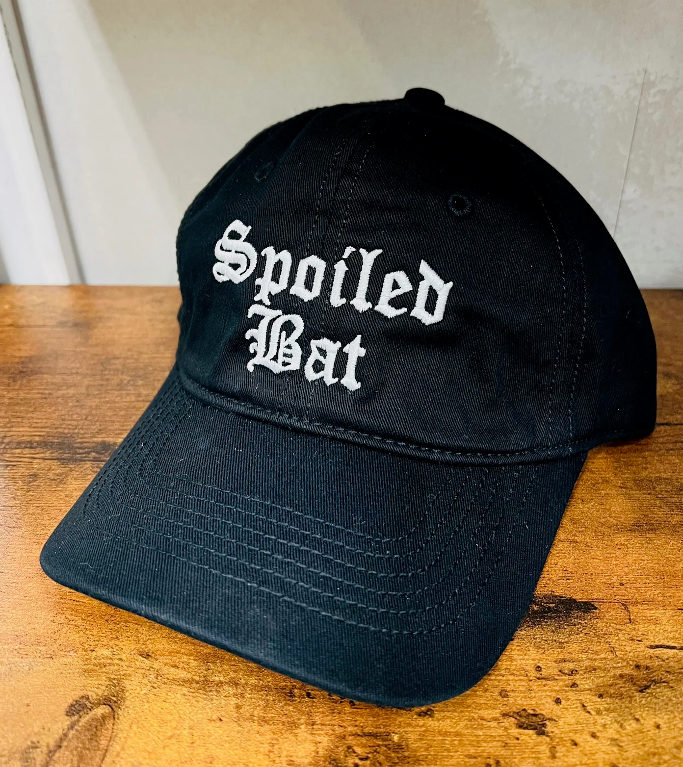 Spoiled Bat - Embroidered Dad Hat - READY TO SHIP