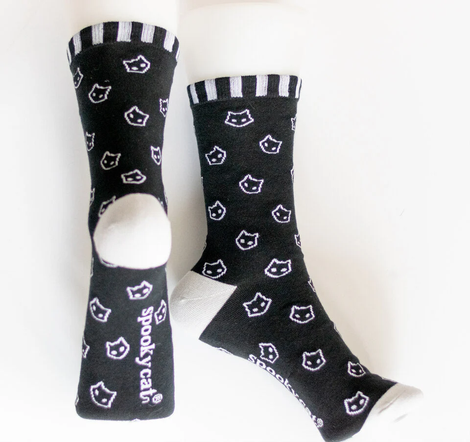 Spooky Cat Socks (One Size) - Image 3
