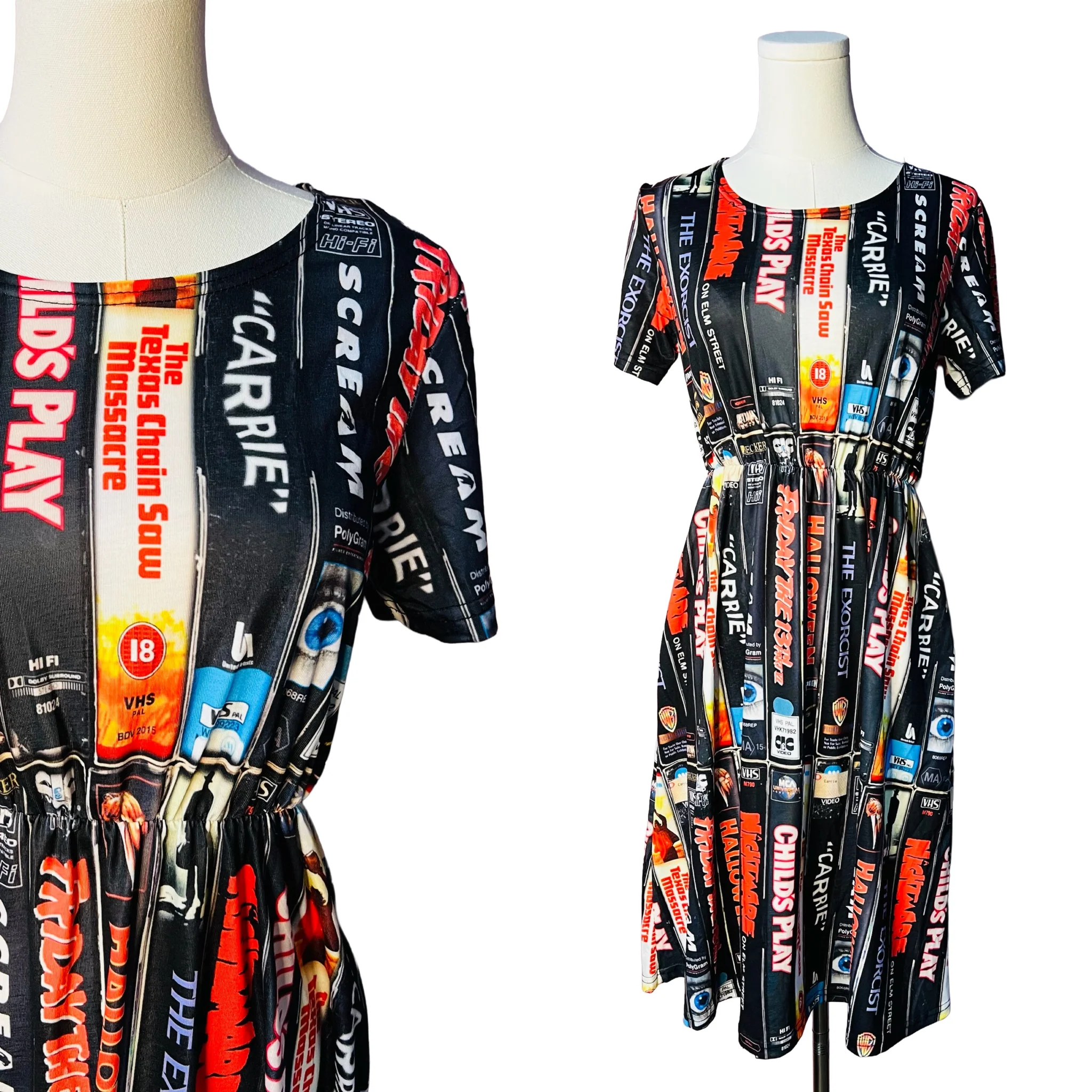 T-shirt Dress - Horror Movies