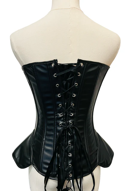 The Bronte Corset Top -  Vegan Leather - Pre-Order - Image 3