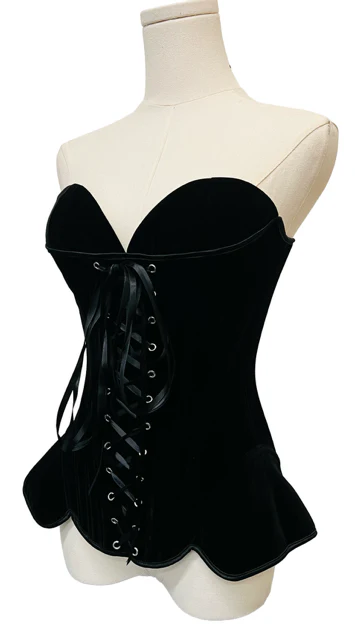 The Bronte Corset Top -  Velvet - Pre-Order