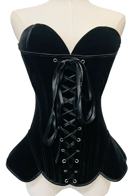 The Bronte Corset Top -  Velvet - Pre-Order - Image 2