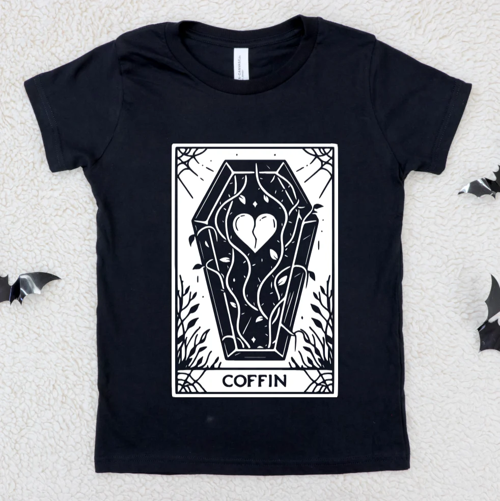 The Coffin Tarot - Available in T-Shirt, Pullover, Hoodie, Tank or Long Sleeve