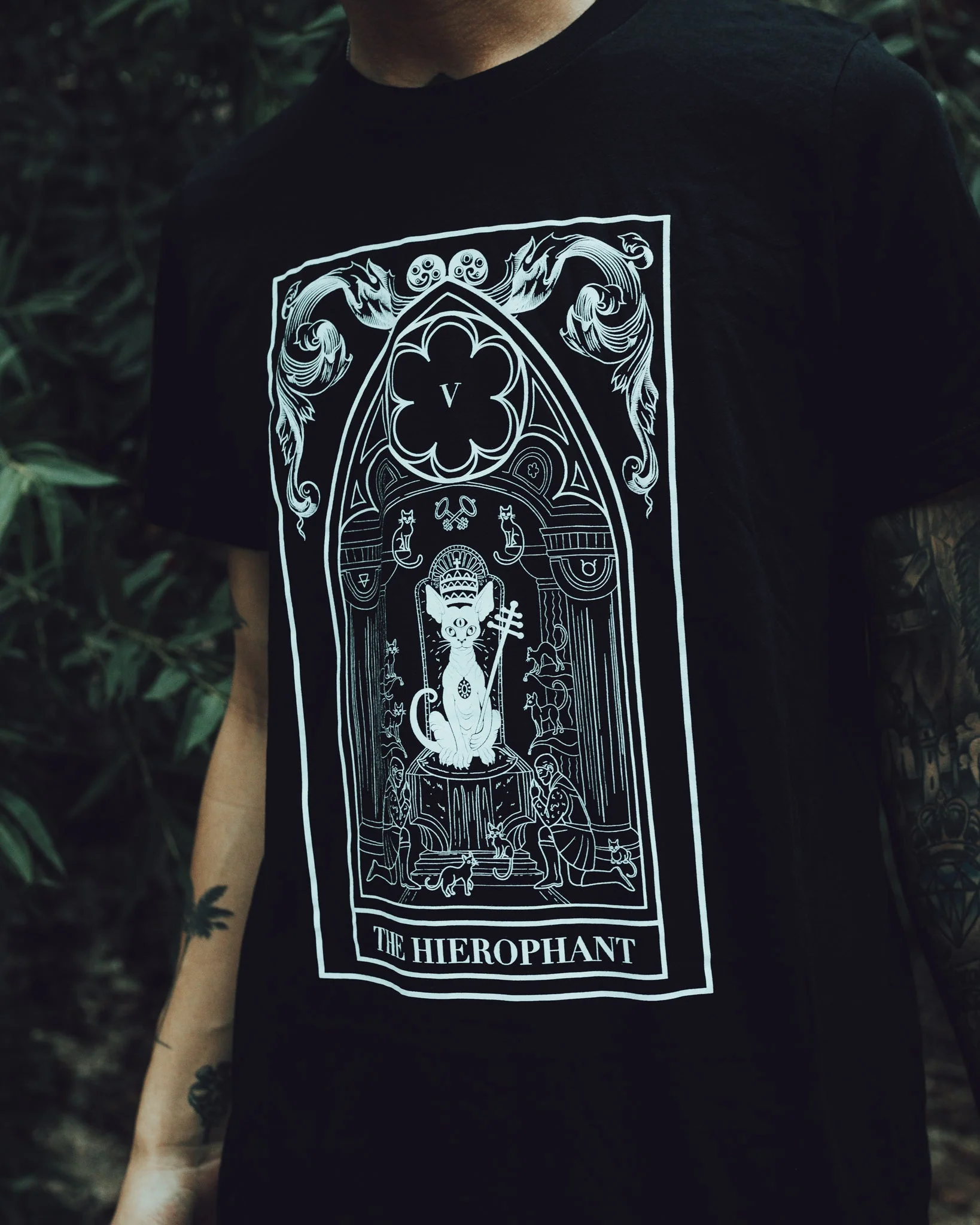 The Hierophant Tarot Tee - Image 3