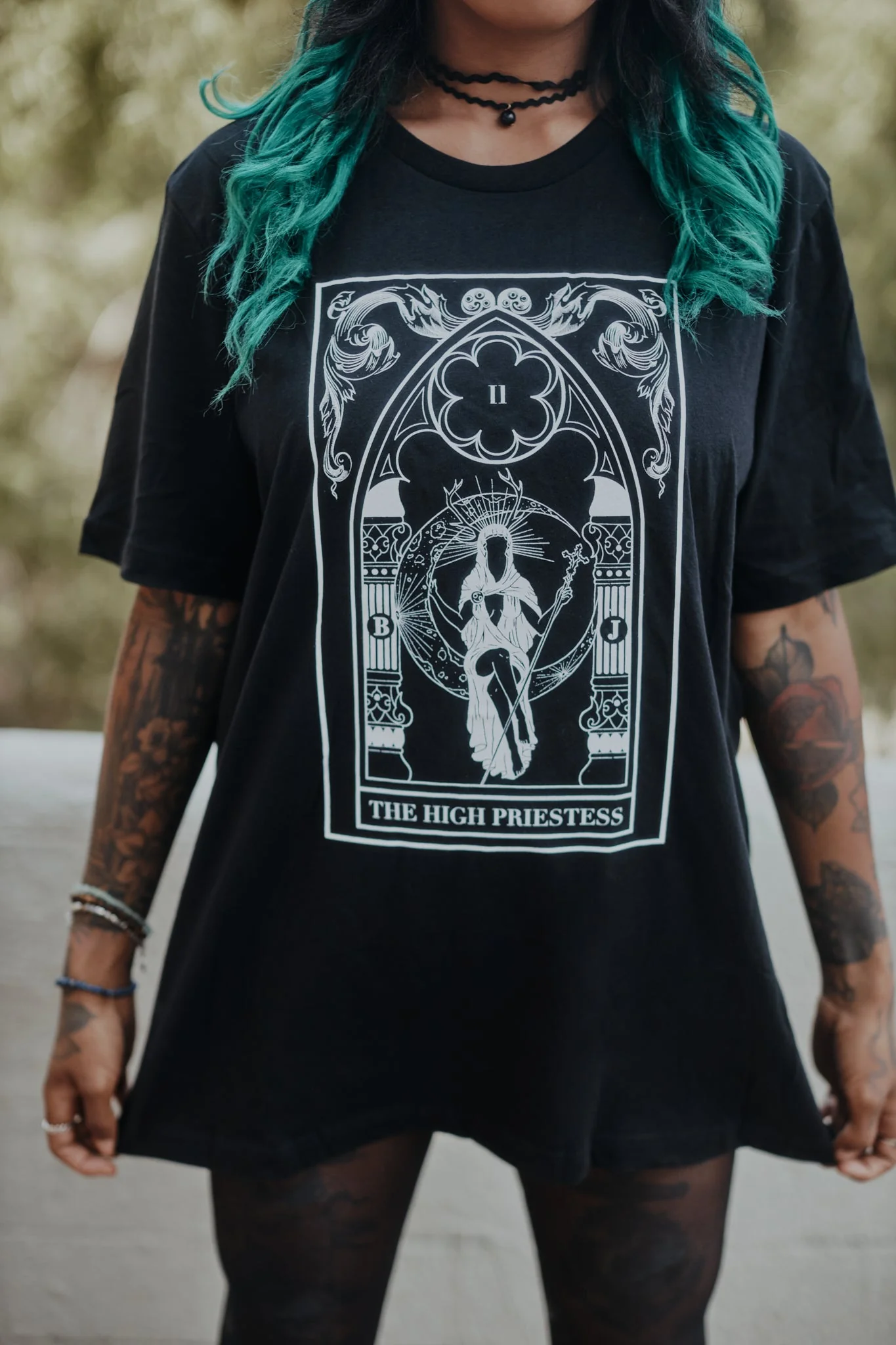 The High Priestess Tarot Tee - Image 2