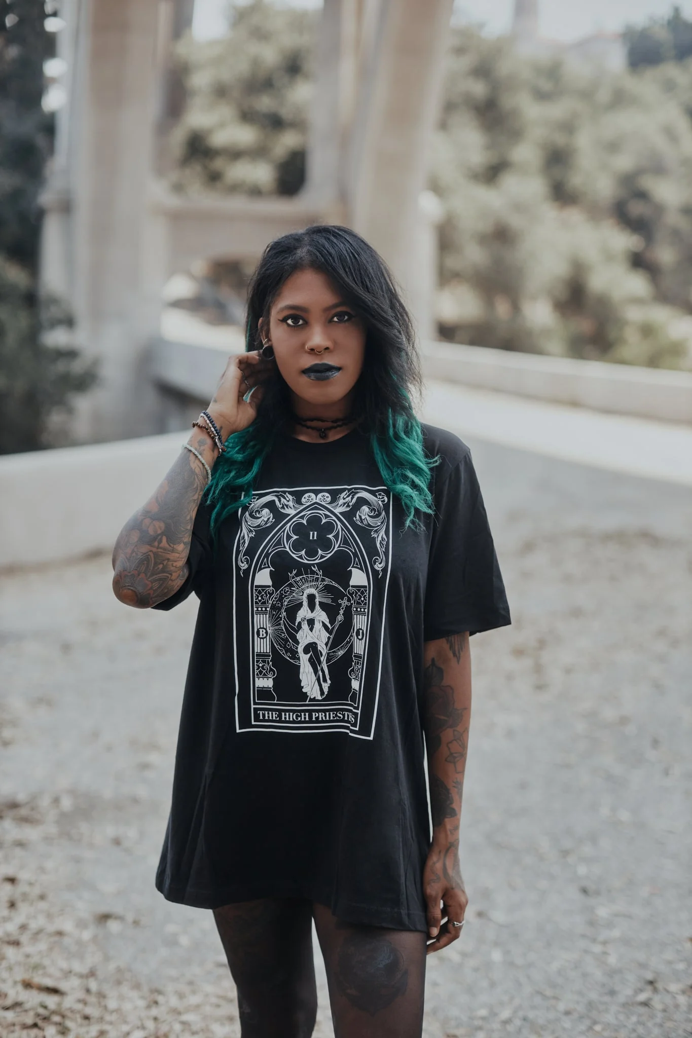 The High Priestess Tarot Tee - Image 3