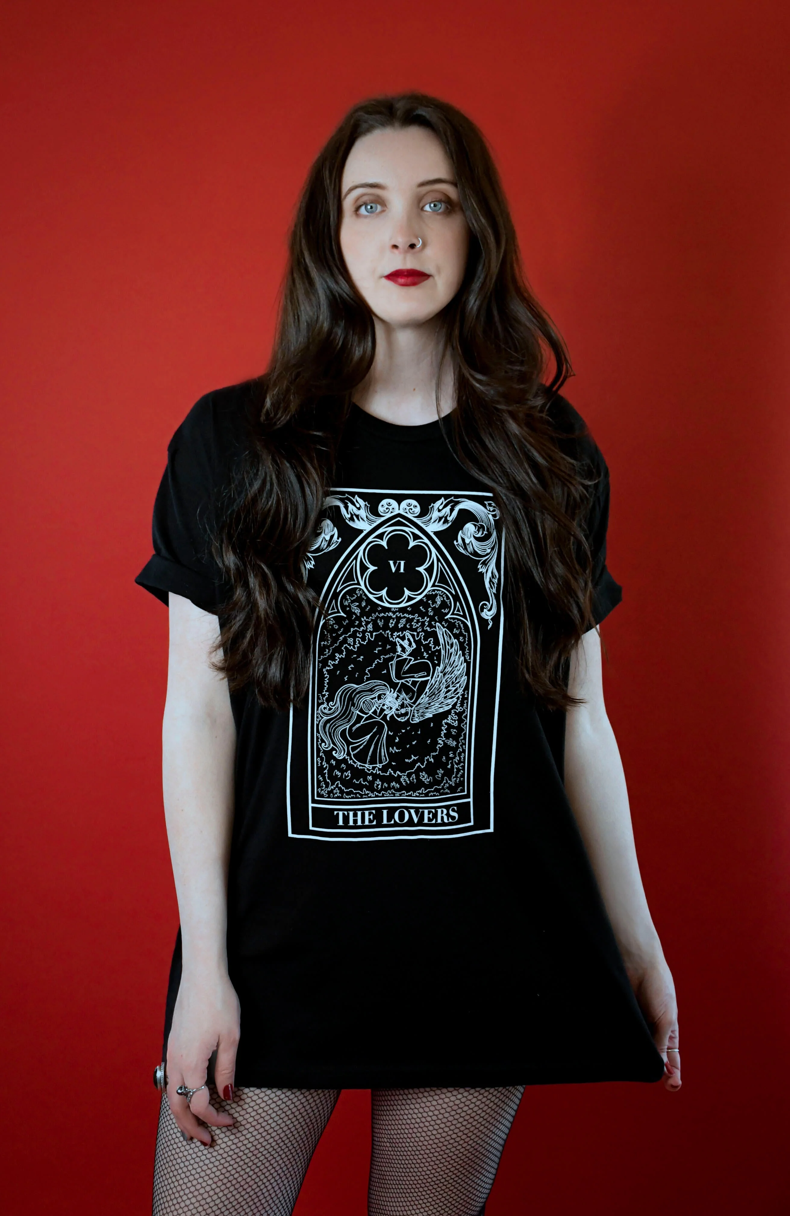 The Lovers Tarot Tee - Image 3