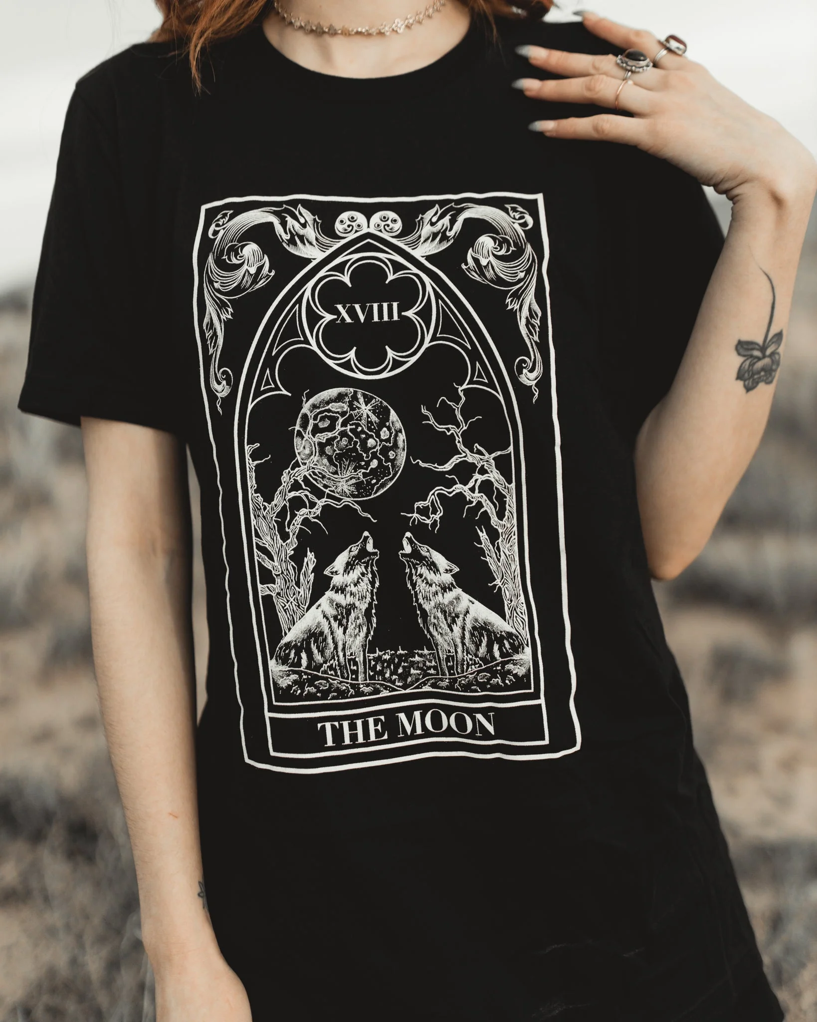 The Moon Tarot Tee - Image 4