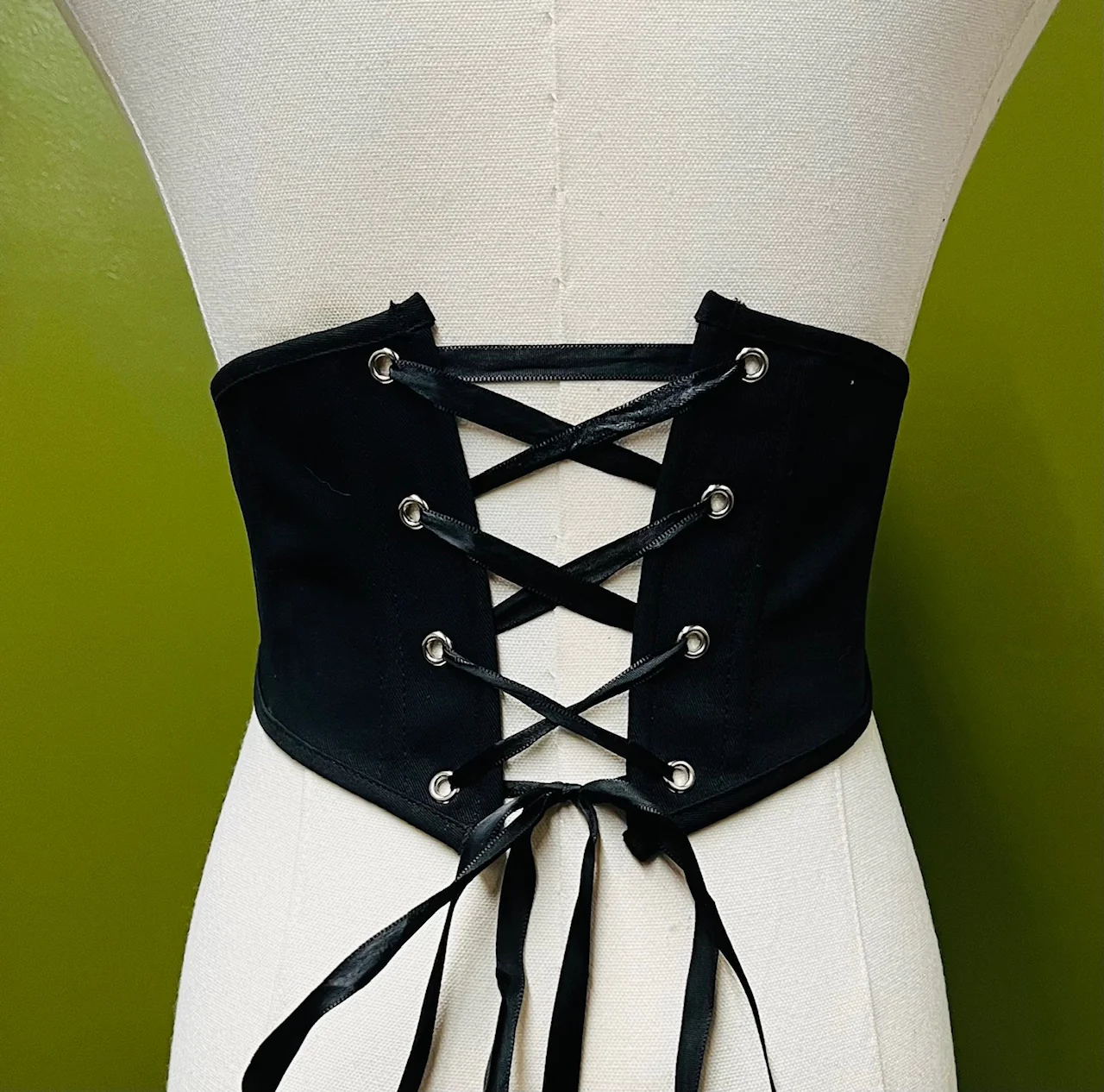The Morrigan REVERSIBLE corset belt - CANVAS - Ready to ship - Image 4