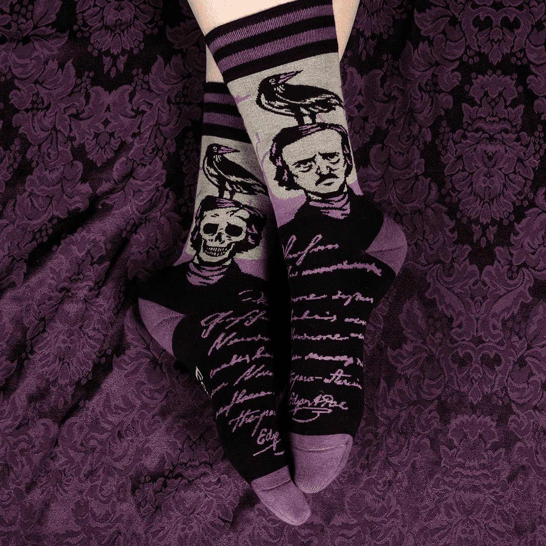 The Raven Poe Ankle and Crew Sock Pack | 2 Designs - Image 4