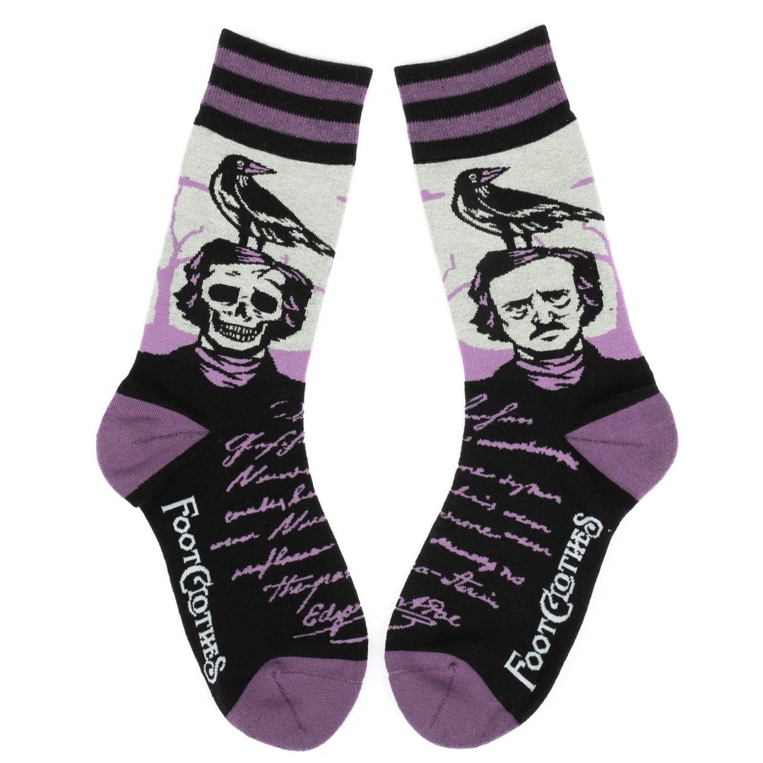 The Raven Poe Ankle and Crew Sock Pack | 2 Designs - Image 6