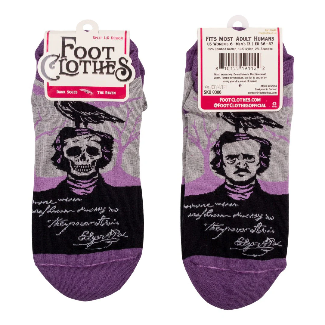 The Raven Poe Ankle Socks - Image 9
