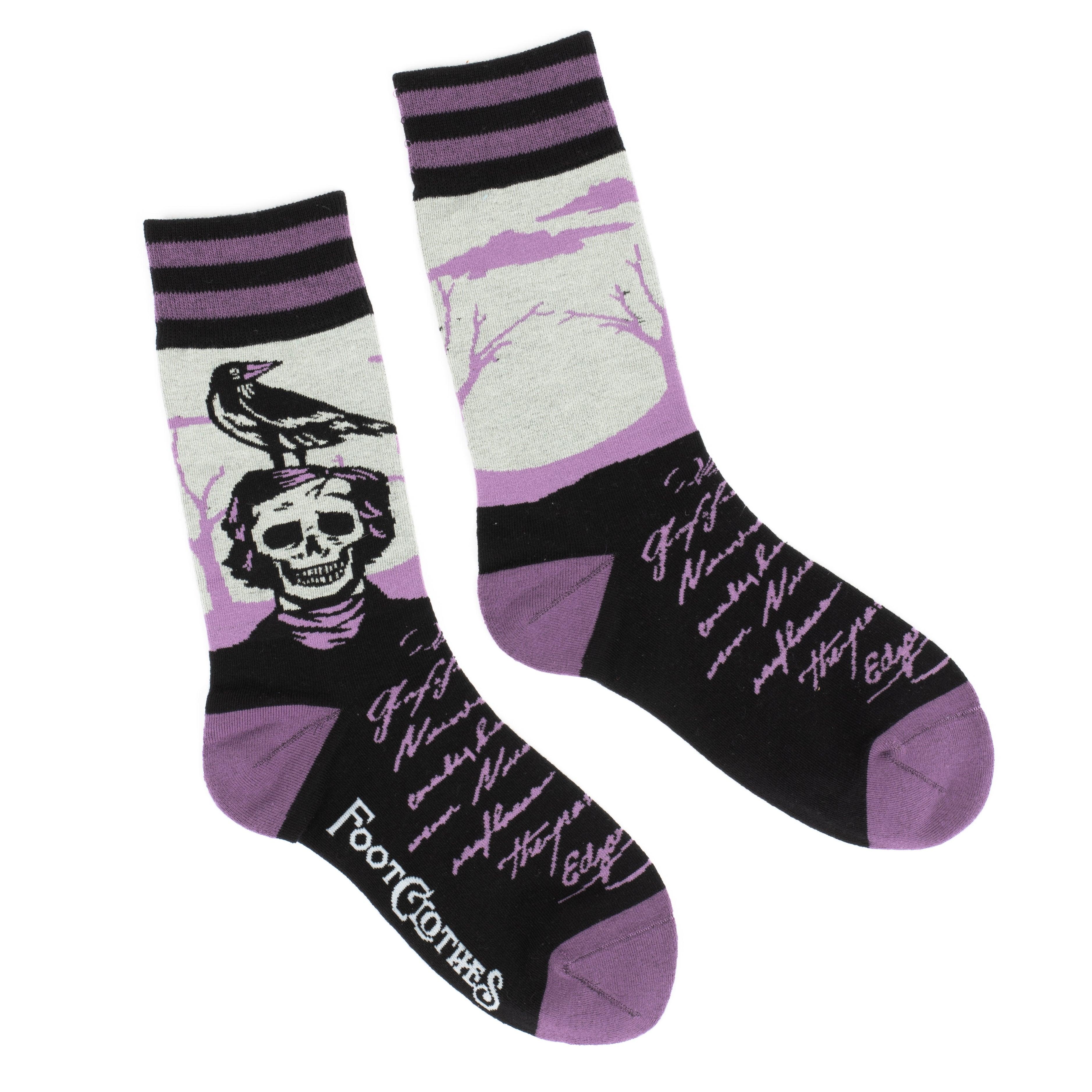The Raven Poe Crew Socks - Image 3