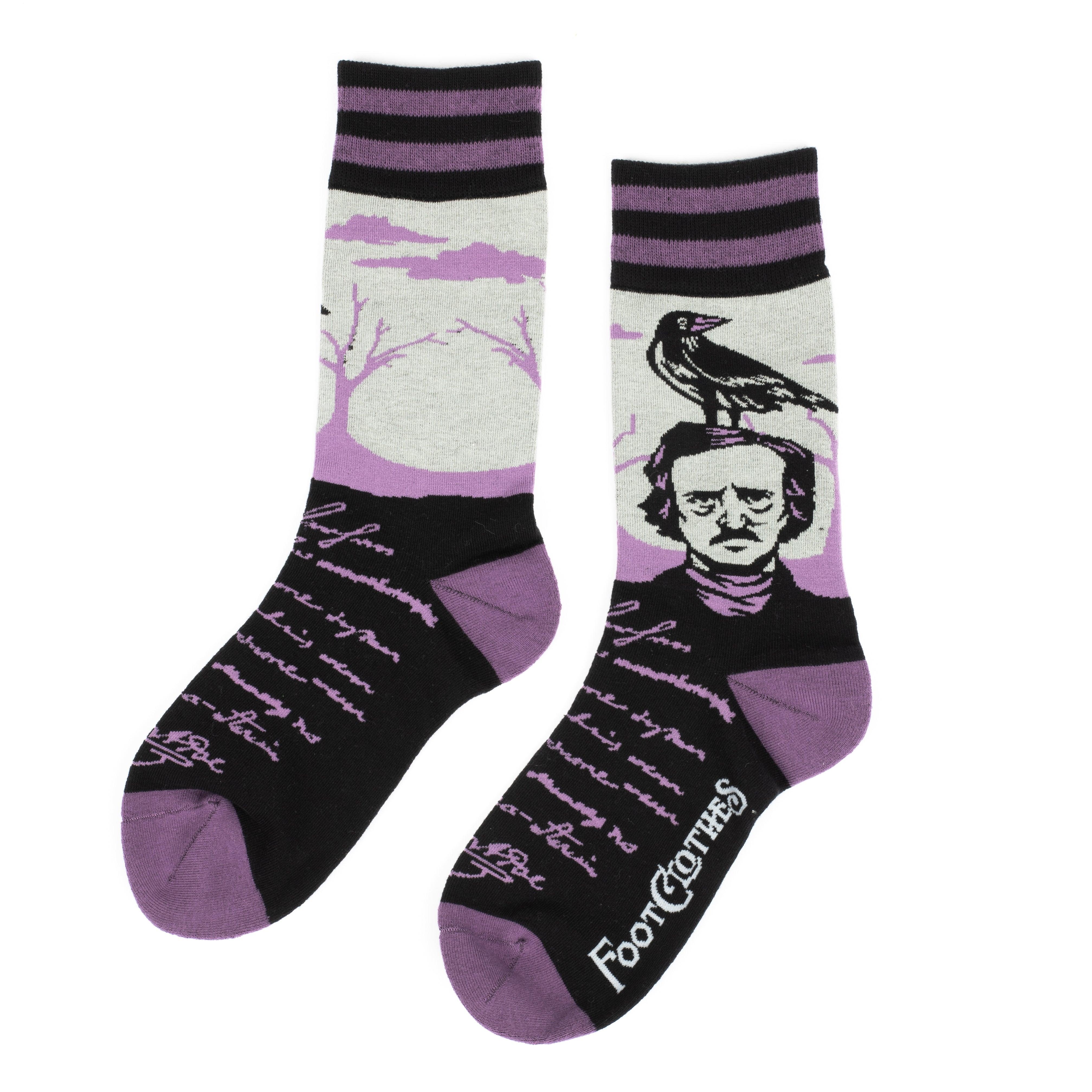 The Raven Poe Crew Socks - Image 4