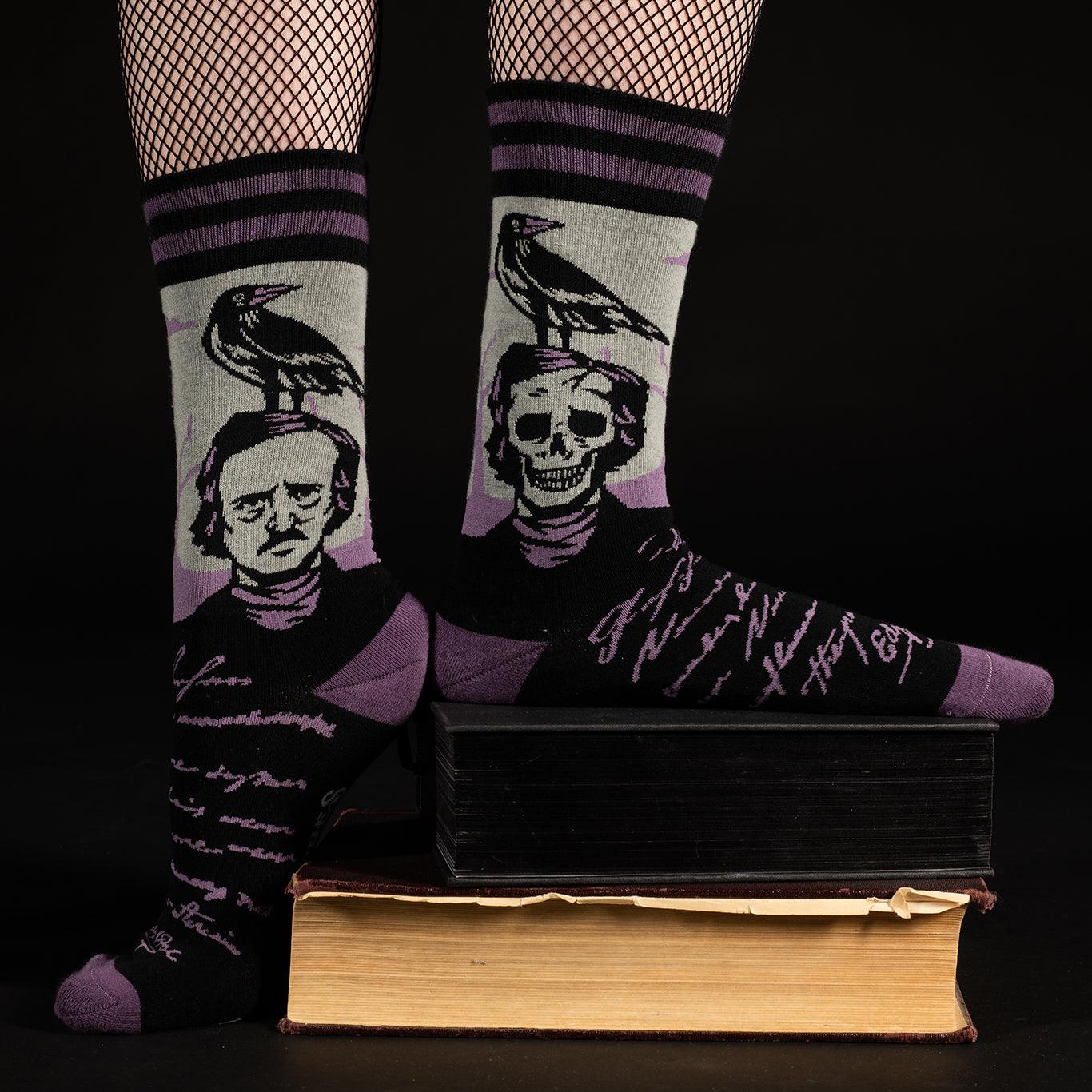 The Raven Poe Crew Socks - Image 6