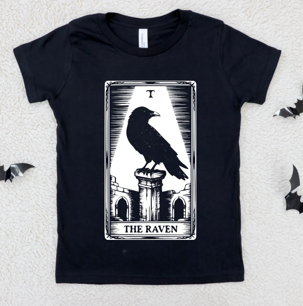 The Raven Tarot - Available in T-Shirt, Pullover, Hoodie, Tank or Long Sleeve