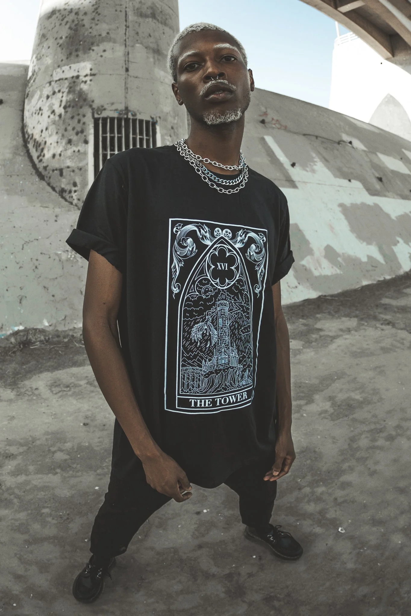 The Tower Tarot Tee - Image 8