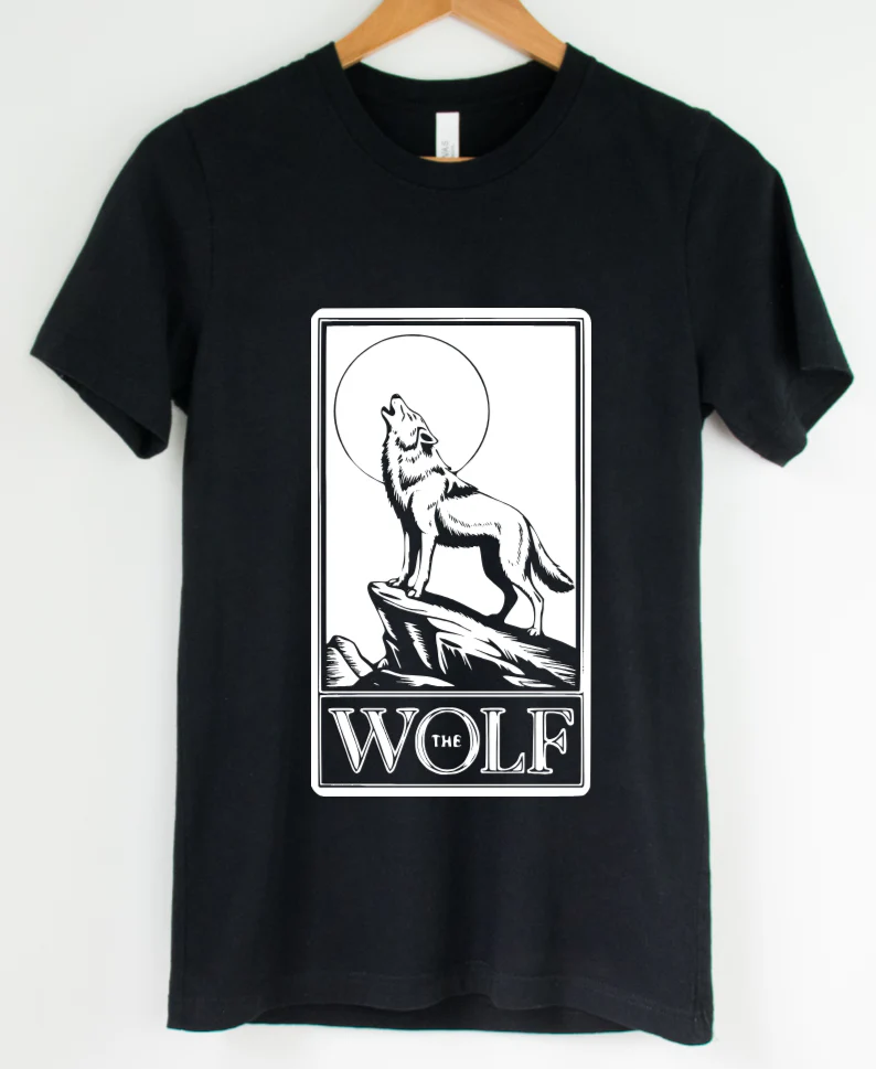 The Wolf Tarot - Available in T-Shirt, Pullover, Hoodie, Tank or Long Sleeve