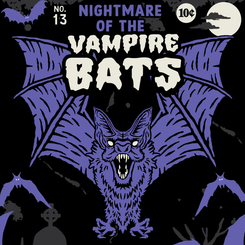 Vampire Bats Crew Socks - Image 11