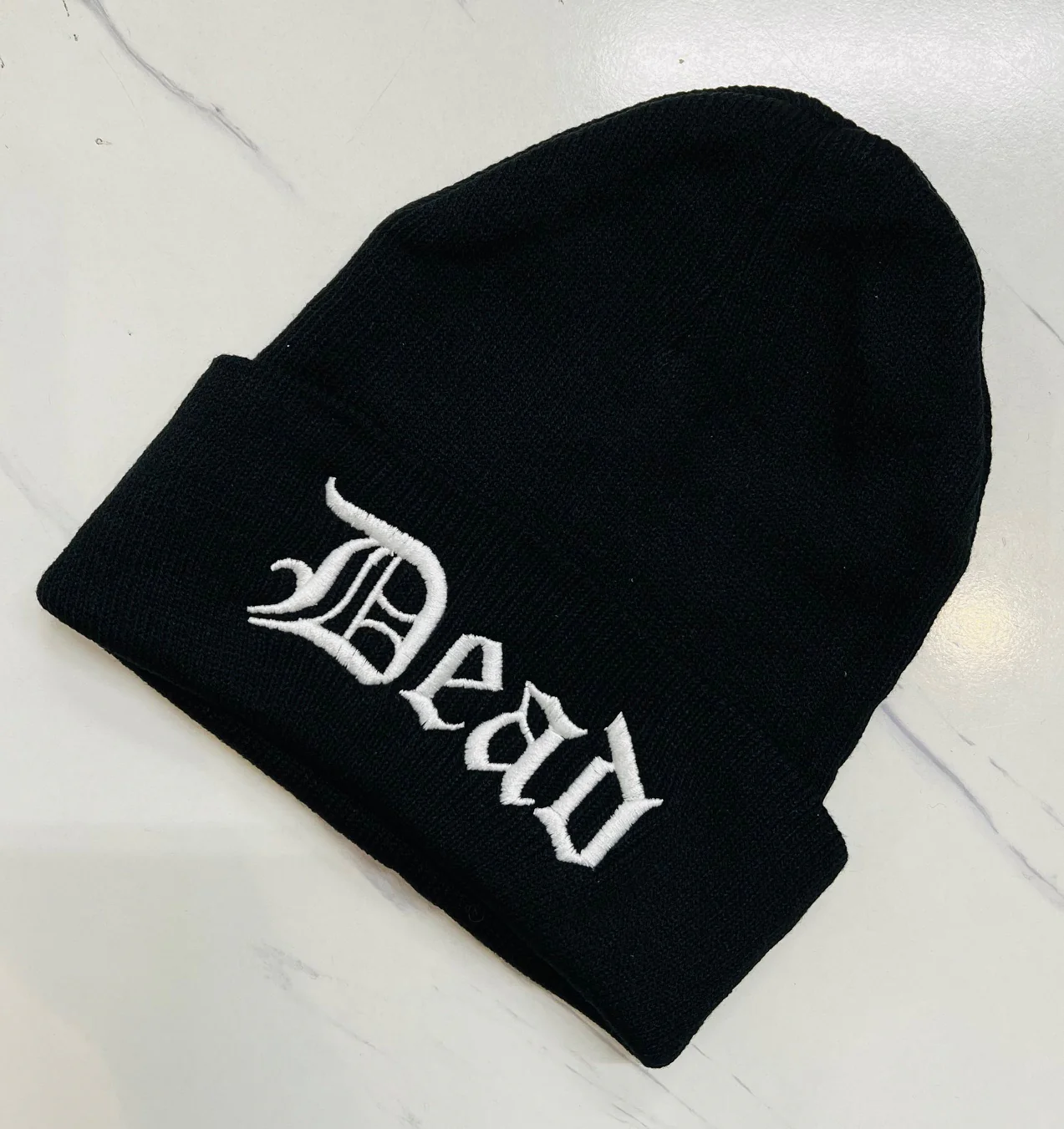 Vegan Beanie - Dead - READY TO SHIP